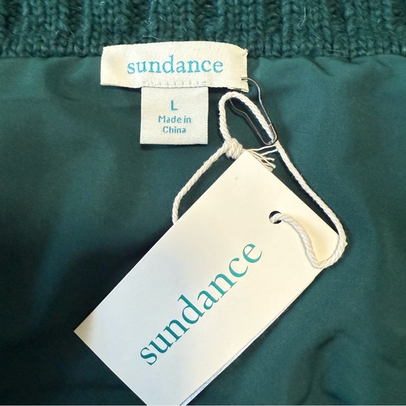 Sundance‎ Melanie Marie Green Sweater Jacket Size L - Picture 8 of 10